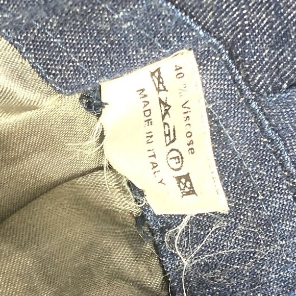 CHANEL Denim Night flight hat hat bucket hat bob hat hat cotton blue main image 8
